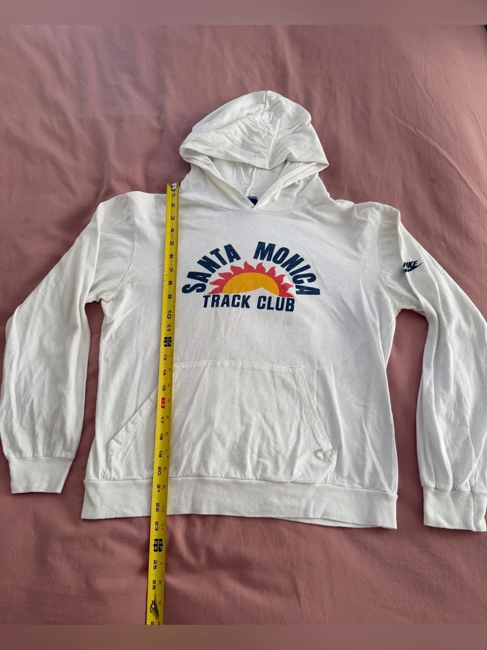Vintage Men’s Nike Santa Monica Track Club White Hoodie